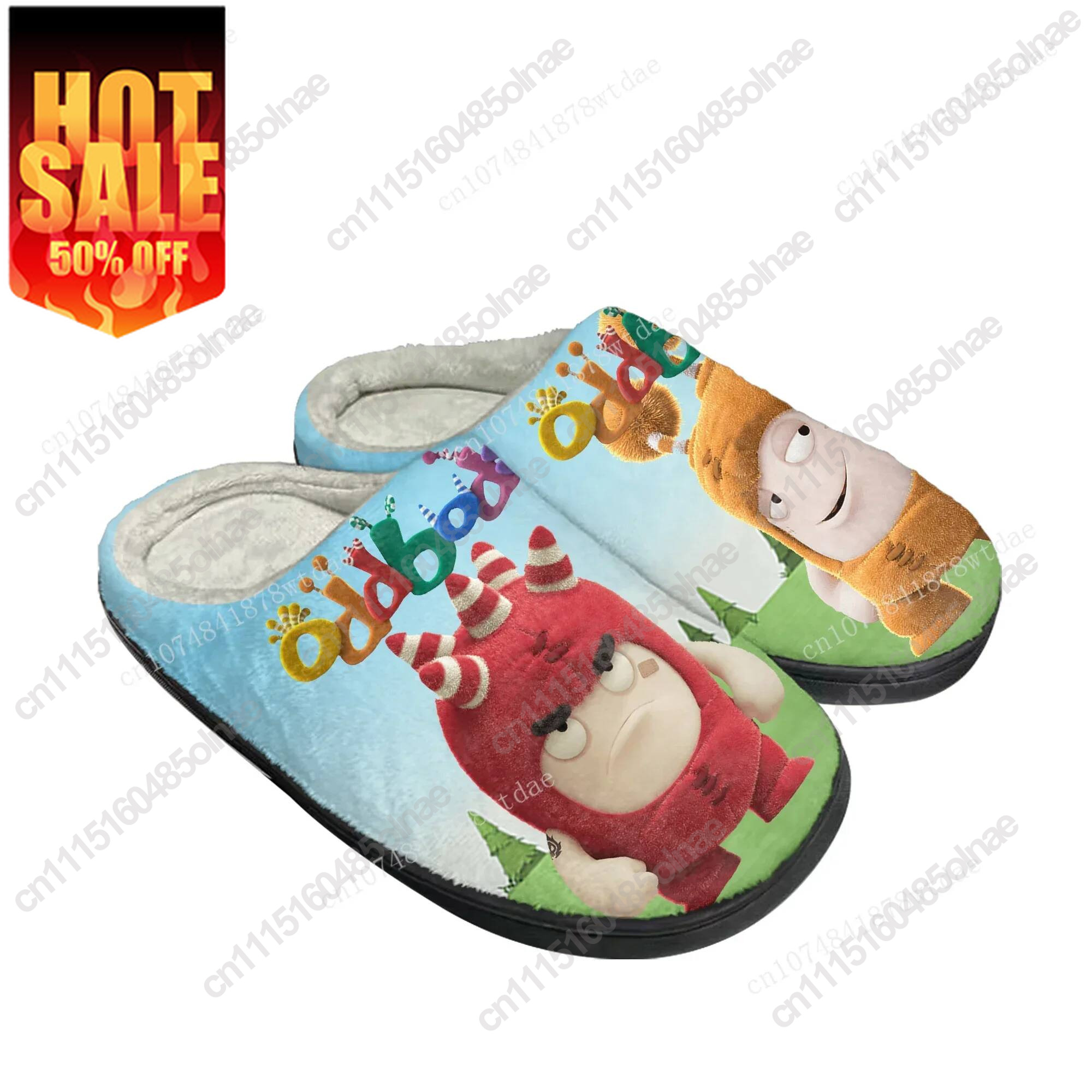 Women Shoes Singapore - Oddbods Home Bawełniane Kapcie Męskie Damskie