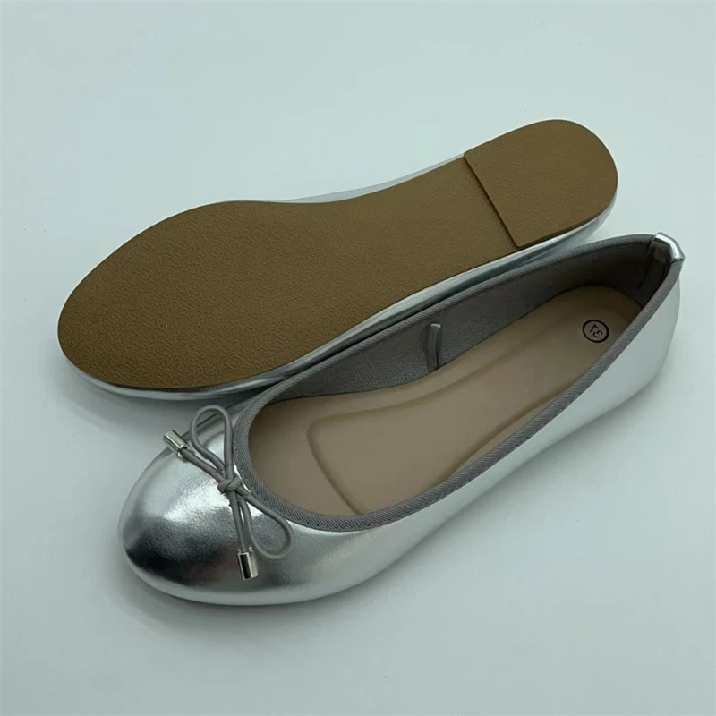 Women Shoes Ysl - Eilyken Modne baleriny damskie z kokardą,