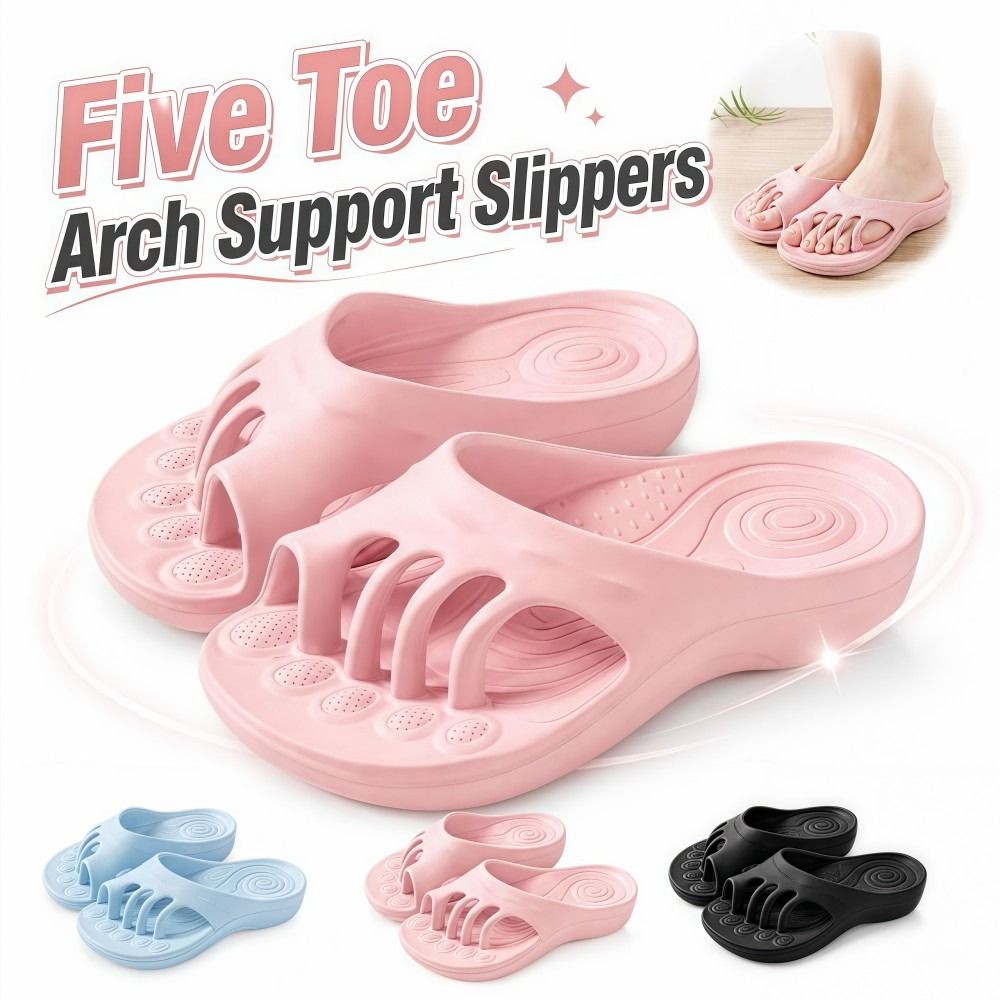Women'S Shoes For Bunions - Klapki EVA z pięcioma palcami, antypoślizgowe,
