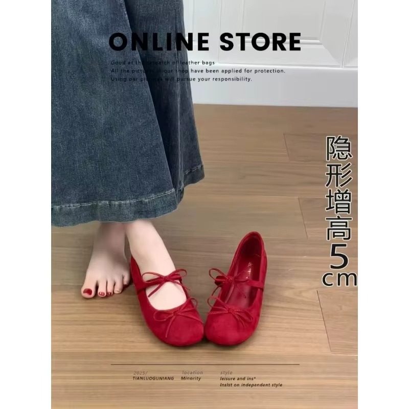 Pointed Toe Flat - Francuskie buty damskie na platformie, o