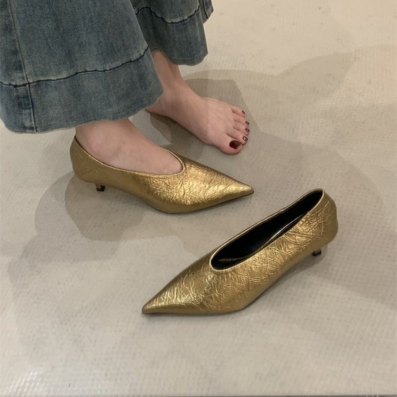 Pointed Toe Flat - Jesień 2025 Nowe Eleganckie Półbuty Damskie