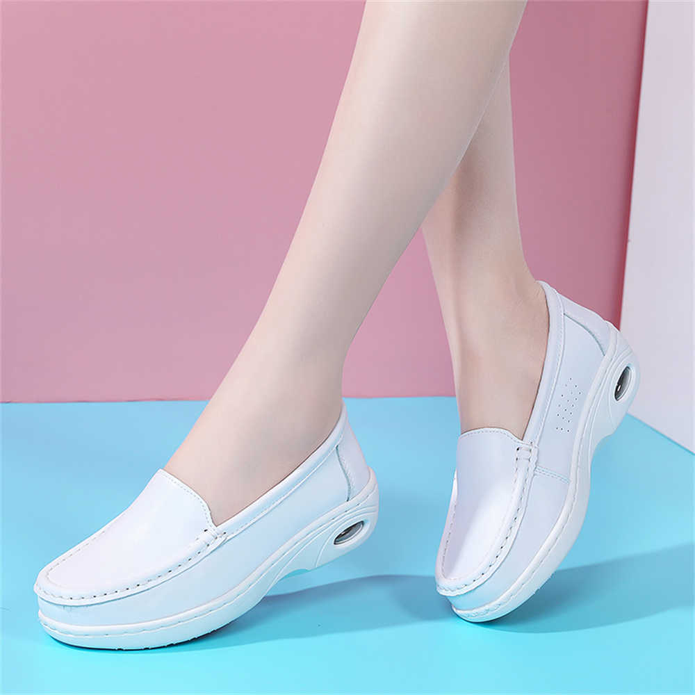 Women Shoes Types - Grube Białe Podeszwy Obcasy Oxford Platformy