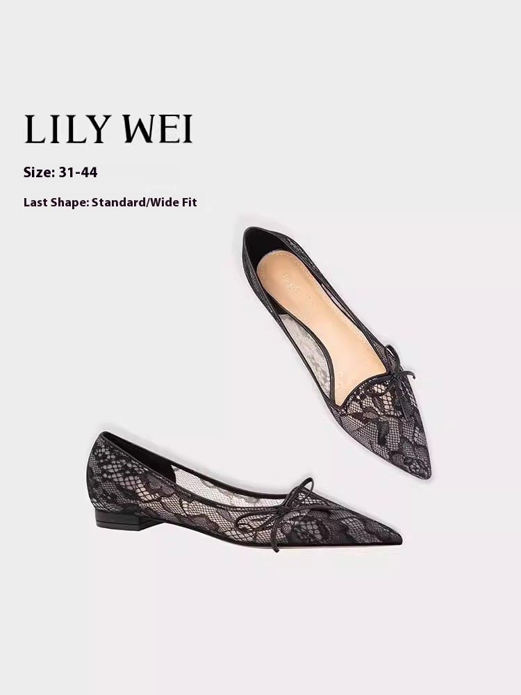 Płaskie szpilki wiosna lato no – Pointed Toe Flat recenzja i cena