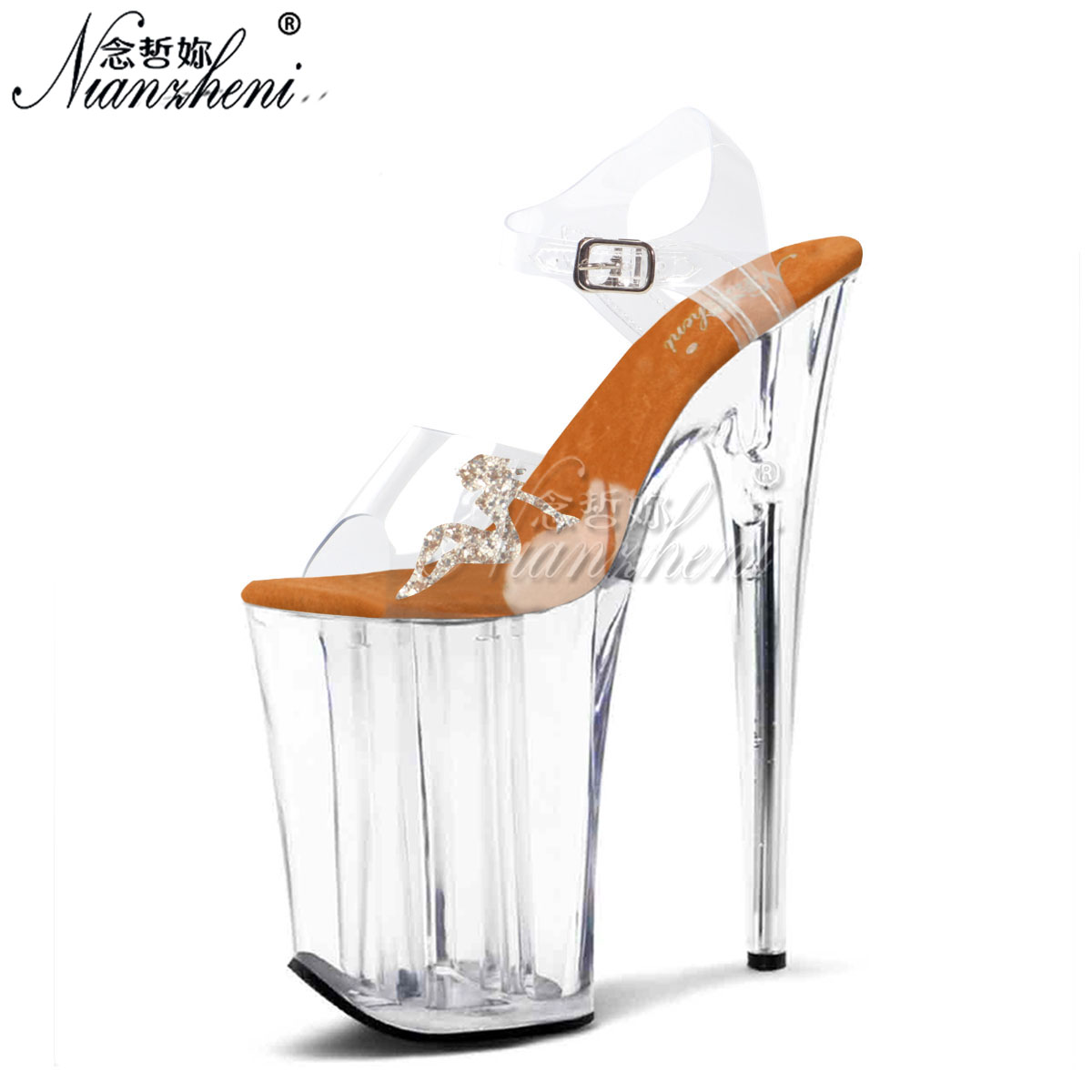 Damskie szpilki 23 cm, sandały – Leopard Print Heels recenzja i cena