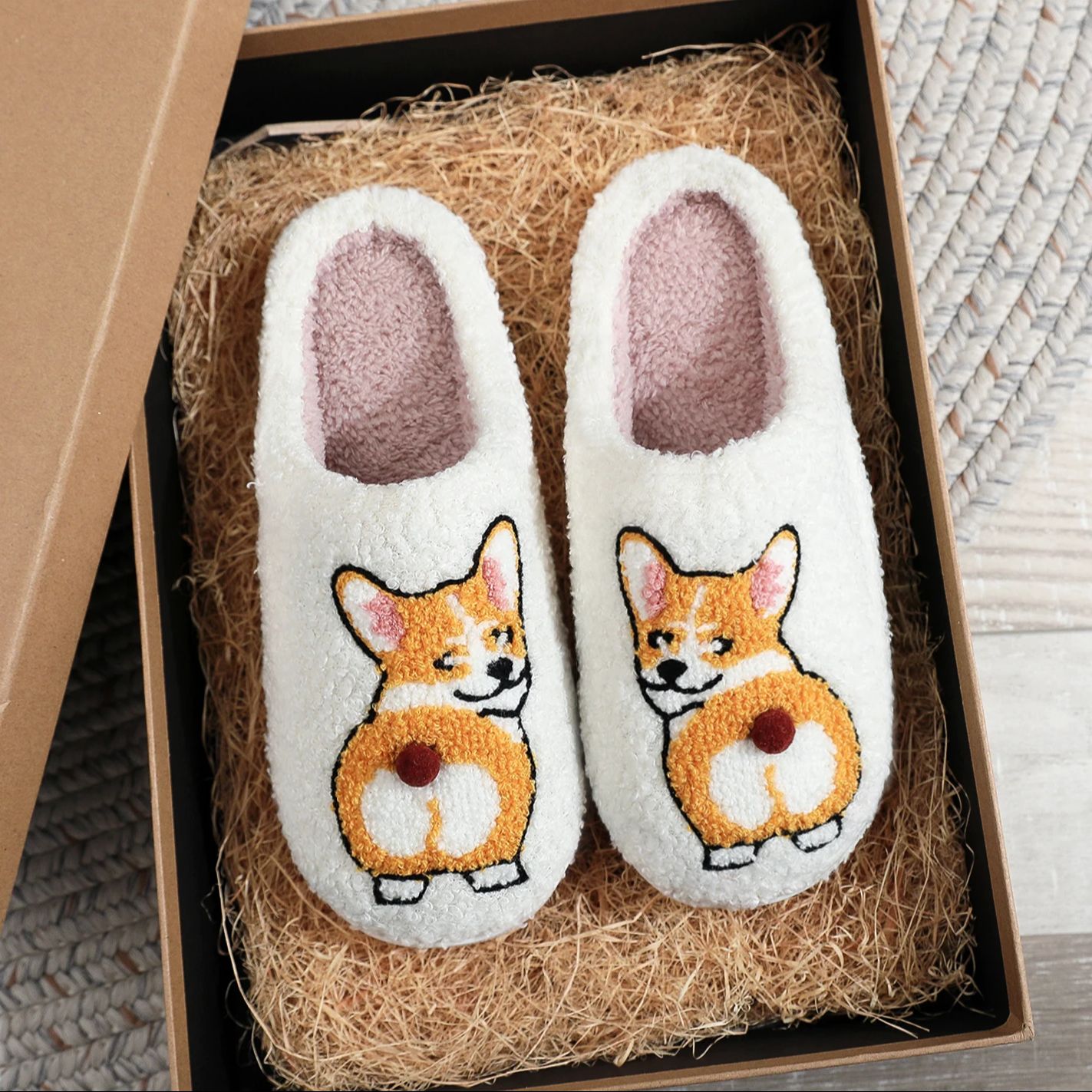 SHAJI Corgi Dog Haftowane Plus – Women'S Shoes Hush Puppies recenzja i cena