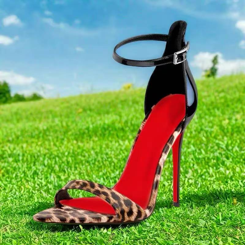 Damskie, personalizowane szpil – Leopard Print Heels recenzja i cena