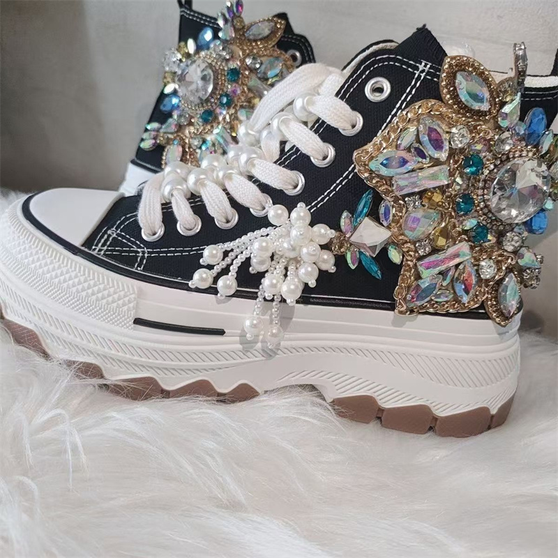 Gruba podeszwa, wysokie trampk – Women'S Shoes Hands Free recenzja i cena