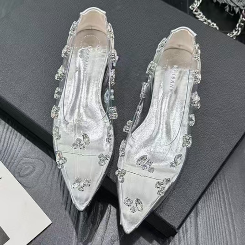 2026 Przezroczyste PVC Szpilki – Pointed Toe Flat recenzja i cena
