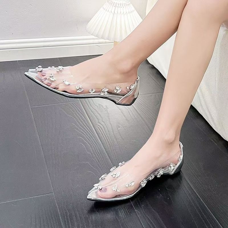 2026 Przezroczyste PVC Szpilki – Pointed Toe Flat recenzja i cena