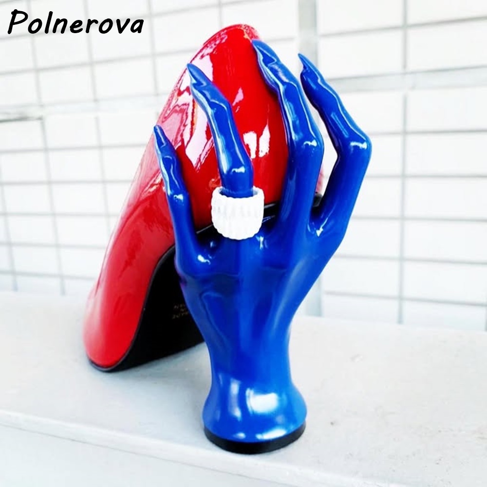 Szpilki z rzeźbioną ręcznie ro – Women'S Shoes Hands Free recenzja i cena