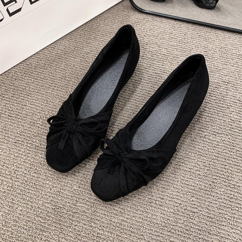 Damskie baleriny z zamszu z kw – Pointed Toe Flat recenzja i cena