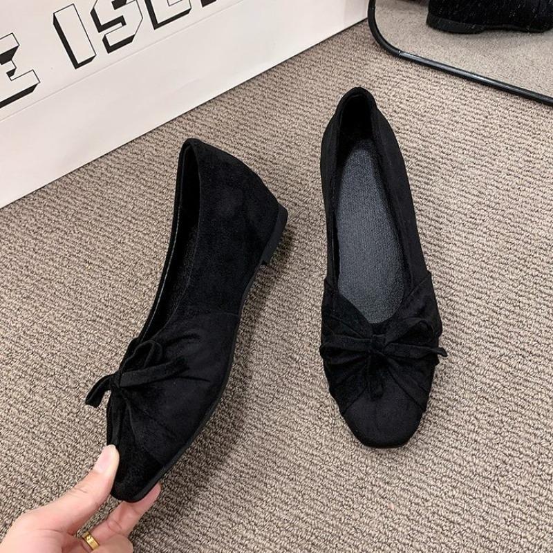 Damskie baleriny z zamszu z kw – Pointed Toe Flat recenzja i cena