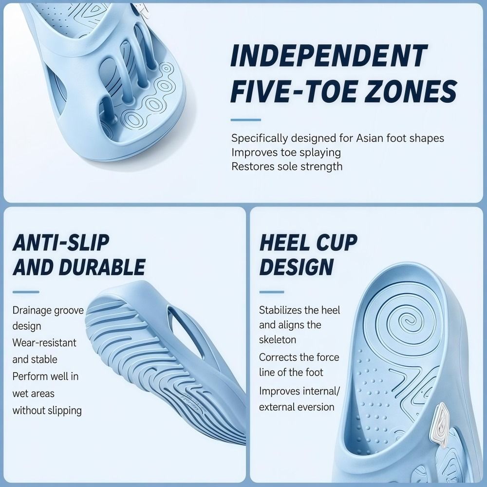 Klapki EVA z pięcioma palcami, – Women'S Shoes For Bunions recenzja i cena