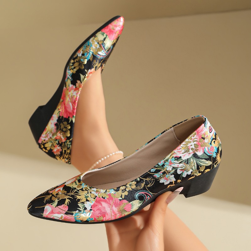 Damskie czółenka na niskim obc – Women Shoes Xxl recenzja i cena