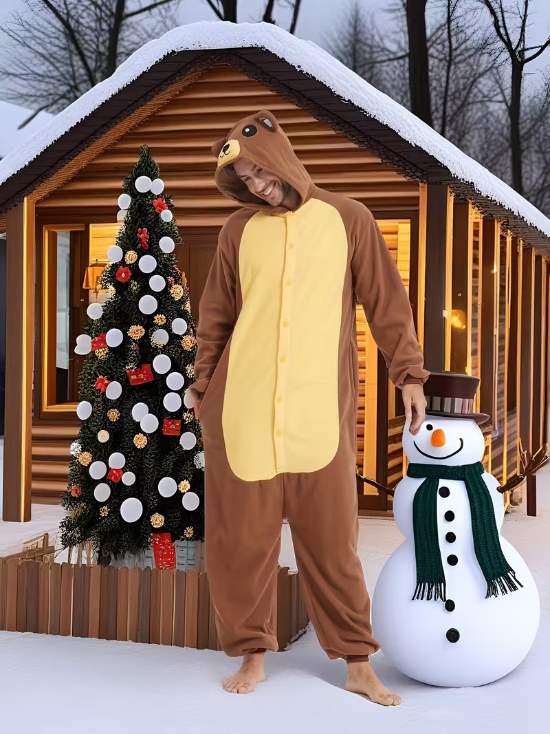 Kigurumi dla dorosłych, brązow – Women Shoes Xxl recenzja i cena