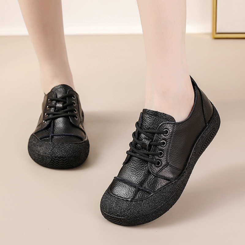 Retro buty damskie ze skóry na – Women'S Shoes For Wide Feet recenzja i cena