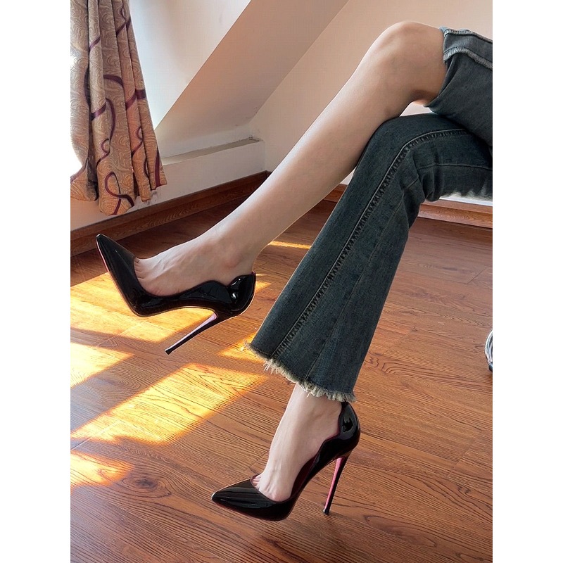 Wiosenne czarne szpilki z laki – Women'S Shoes Professional recenzja i cena