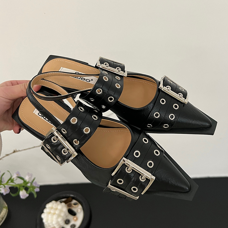 Damskie baleriny z klamrą, luk – Women Shoes Ysl recenzja i cena