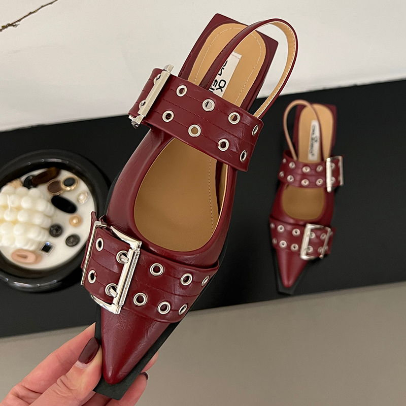 Damskie baleriny z klamrą, luk – Women Shoes Ysl recenzja i cena
