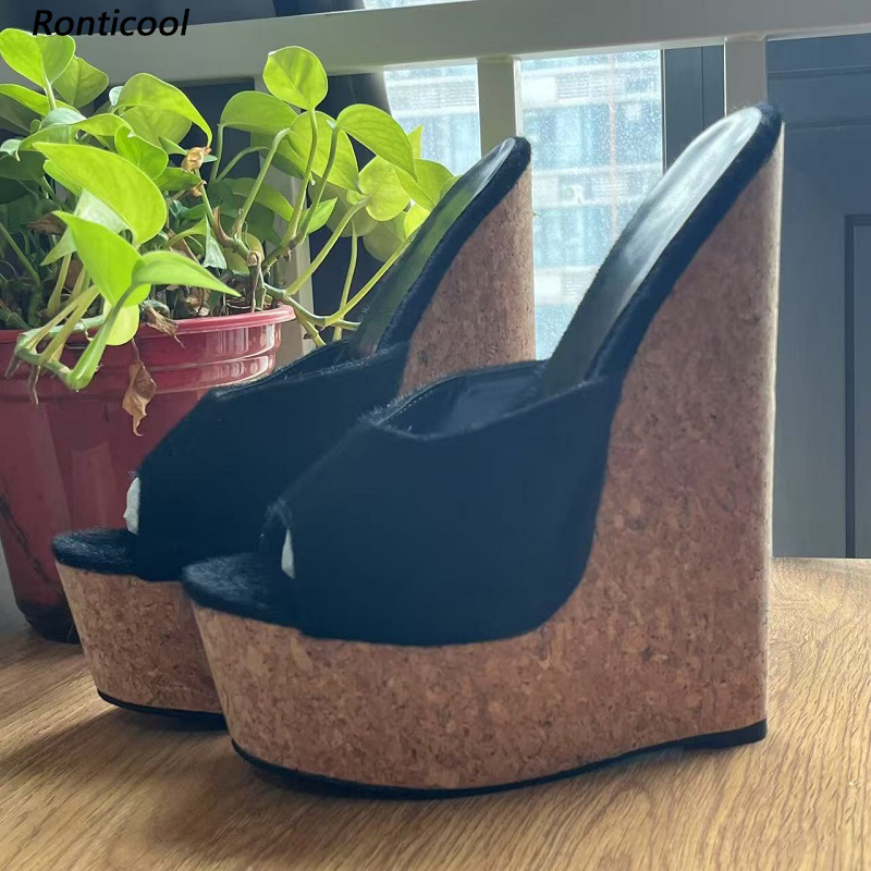 Ronticool Ręcznie Robione Dams – Cork Wedge Sandal recenzja i cena