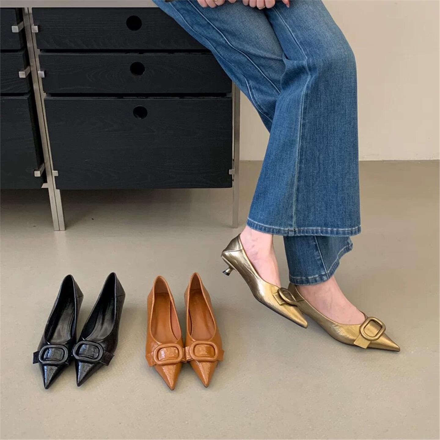 Nowe damskie baleriny, modne,  – Pointed Toe Flat recenzja i cena