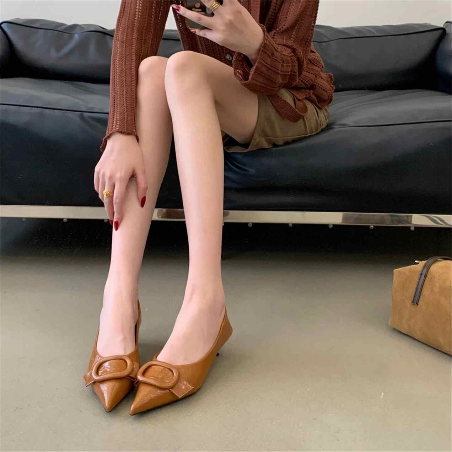 Nowe damskie baleriny, modne,  – Pointed Toe Flat recenzja i cena