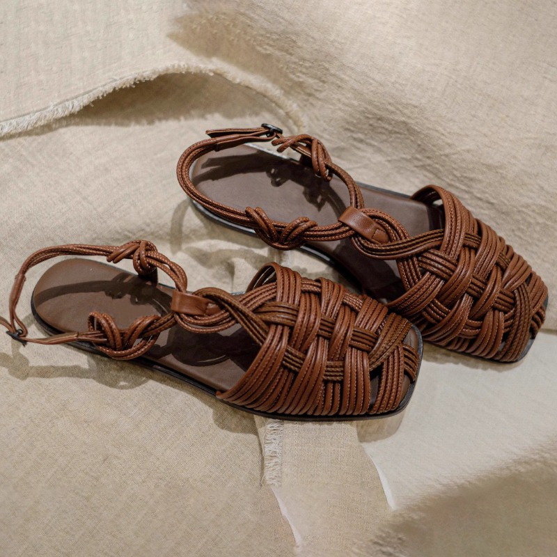 Vintage ręcznie tkane sandały  – Women'S Shoes Hands Free recenzja i cena